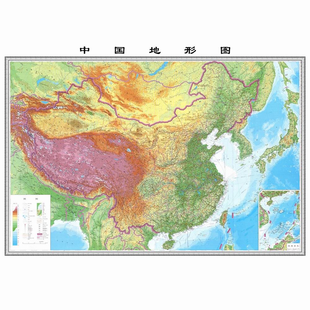 中国地形