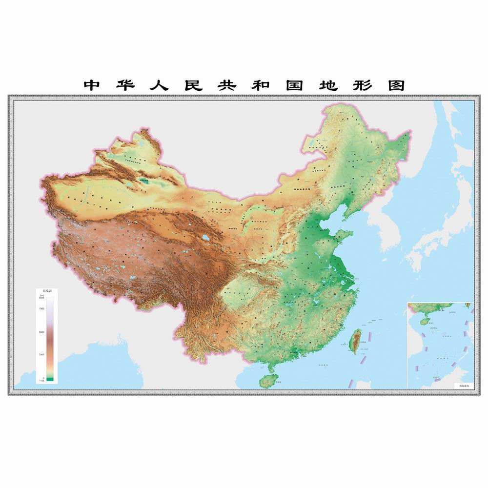 中国地形